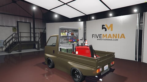FIVEM Punka Cdy2b | Compact Utility Truck Add-On | Tool Rack | Working Lights | Custom Interior | Optimized | Fivem Ready | High Quality, image 8