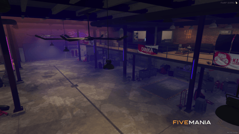 FIVEM Reds Tunndershop | Custom Mechanic Shop MLO | Interior & Exterior | Modern Design | Neon Lighting | Lounge & Arcade | Add-On | Optimized | Fivem Ready | High Quality — image 16