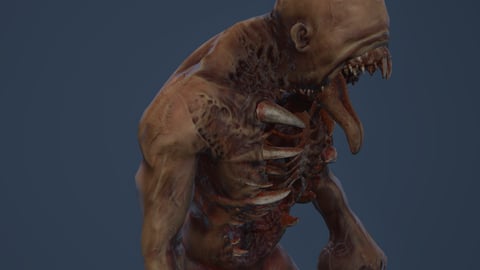 Ragnar | FiveM Male Ped | Mutated Zombie Creature | Multiple Outfits | Optimized & Fivem Ready [Add-On], image 3