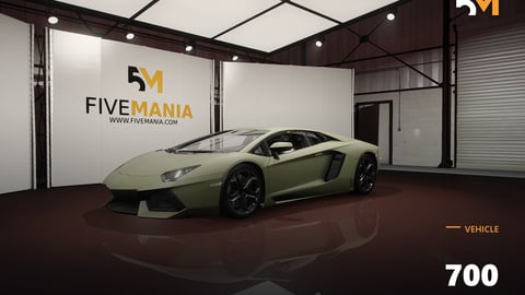 FIVEM 700 | Realistic Sports Car [Unbadged] Add-On | Interior & Exterior | Working Lights | High Quality Model | Add-On | Optimized | Fivem Ready | High Quality cover