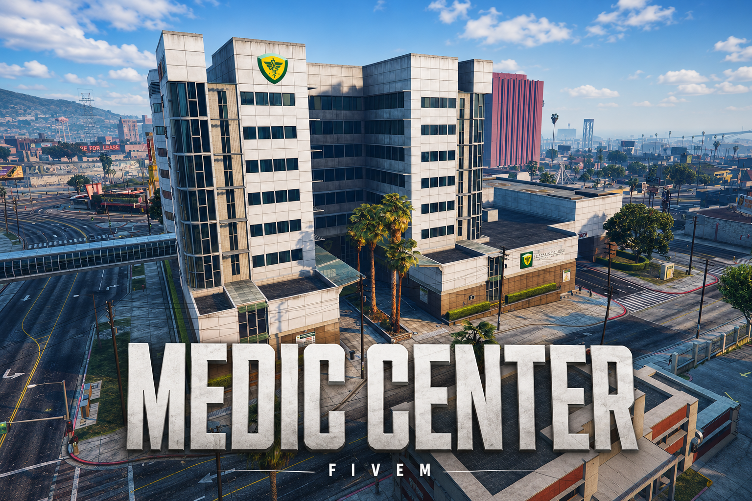 FIVEM Medic Center | Comprehensive Medical Facility MLO | Interior & Exterior | Reception & Patient Rooms | Helipad | Add-On | Optimized | Fivem Ready | High Quality