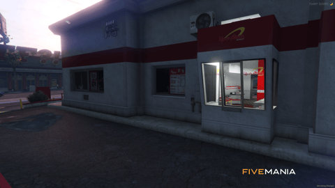 FIVEM Up N Atom Burger Vinewood | Iconic Fast Food Restaurant MLO | Interior & Exterior | Custom Props | Optimized | Add-On | Fivem Ready | High Quality — image 6