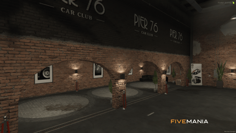 FIVEM Pier 76 Car Club | Multi-Purpose Car Club MLO | Interior & Exterior | Bar & Lounge | Showroom Garage | Add-On | Optimized | Fivem Ready | High Quality — image 6
