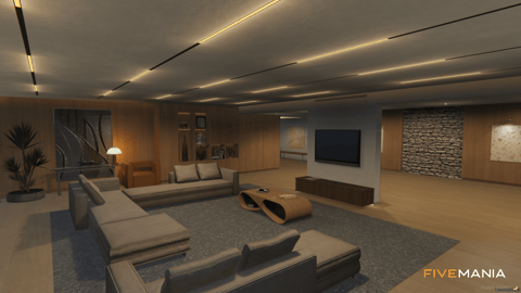 FIVEM Richman Royal Manor | Luxury Modern Estate | Interior & Exterior | Swimming Pool | Add-On | Optimized | Fivem Ready | High Quality — image 4