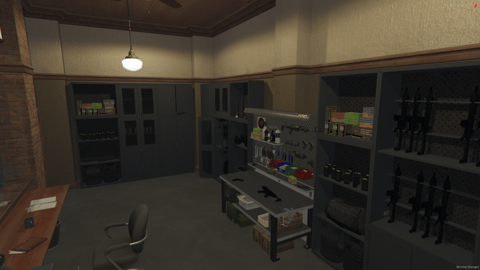 FIVEM Paleto Sherif Department V2 | Detailed Sheriff Station MLO | Interior & Exterior | Offices & Cells | Custom Props | Add-On | Optimized | Fivem Ready | High Quality — image 13