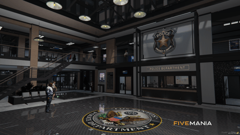 FIVEM Mission Row Police Department V2 | Enhanced Police Station MLO | Interior & Exterior | Modern Design | Detailed Offices | Garage | Add-On | Optimized | Fivem Ready | High Quality — image 10