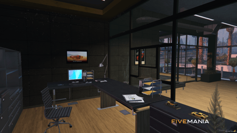 FIVEM Tuning Bar Mechanic V2 | Modern Mechanic Shop & Bar MLO | Interior & Exterior | Rooftop Lounge | Custom Office | Add-On | Optimized | Fivem Ready | High Quality — image 7