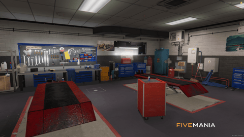 FIVEM Sanders Motorcycles | Full Service Motorcycle Dealership MLO | Interior & Exterior | Reception & Office | Workshop & Garage | Add-On | Optimized | Fivem Ready | High Quality — image 15