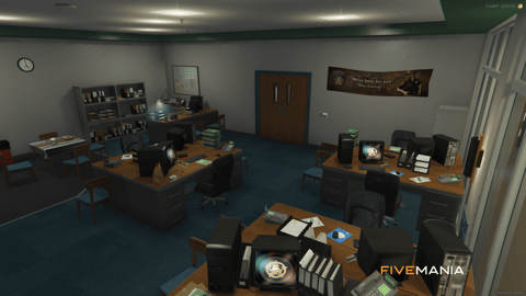 FIVEM Davis Sheriff Station | Detailed Police Station MLO | Interior & Exterior | Shooting Range | Jail Cells | Offices | Add-On | Optimized | Fivem Ready | High Quality — image 18