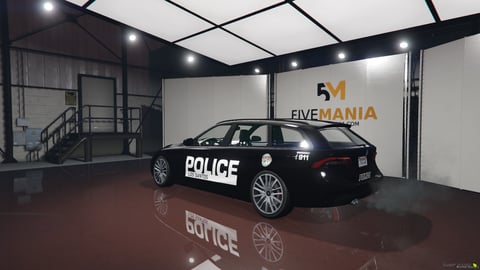 FIVEM Dlrhine | Police Wagon [Unbadged] Add-On | Custom Livery | Working Lights | Optimized | Fivem Ready | High Quality — image 8