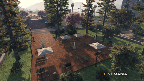 FIVEM Drive In Cinema | Waterfront Entertainment MLO | Outdoor Cinema Screen | Beach Bar & Lounge | Parking Area | Add-On | Optimized | Fivem Ready | High Quality — image 5