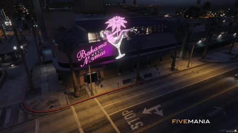 FIVEM Bahama Mamas Club | Iconic Nightclub MLO | Interior & Exterior | DJ Booth | Heist Room | Optimized Lighting | Add-On | Optimized | Fivem Ready | High Quality — image 3