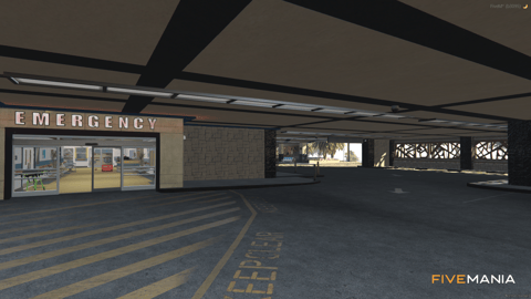 FIVEM Oceanmedical | Modern Medical Center MLO | Interior & Exterior | Parking Garage | Rooftop Patio | Lab & Offices | Add-On | Optimized | Fivem Ready | High Quality — image 4