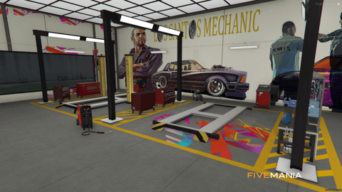 FIVEM Bennys Vespucci | Premium Mechanic Shop MLO | Interior & Exterior | Customization Bays | Reception & Office | Add-On | Optimized | Fivem Ready | High Quality — image 12