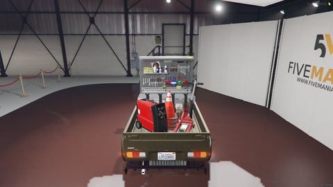 FIVEM Punka Cdy2b | Compact Utility Truck Add-On | Tool Rack | Working Lights | Custom Interior | Optimized | Fivem Ready | High Quality, image 6