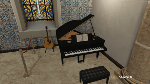 FIVEM Rockford Church | Grand Church MLO | Interior & Exterior | Stained Glass | Add-On | Optimized | Fivem Ready | High Quality — image 10