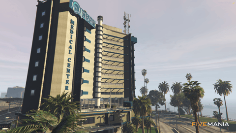 FIVEM Oceanmedical | Modern Medical Center MLO | Interior & Exterior | Parking Garage | Rooftop Patio | Lab & Offices | Add-On | Optimized | Fivem Ready | High Quality — image 3
