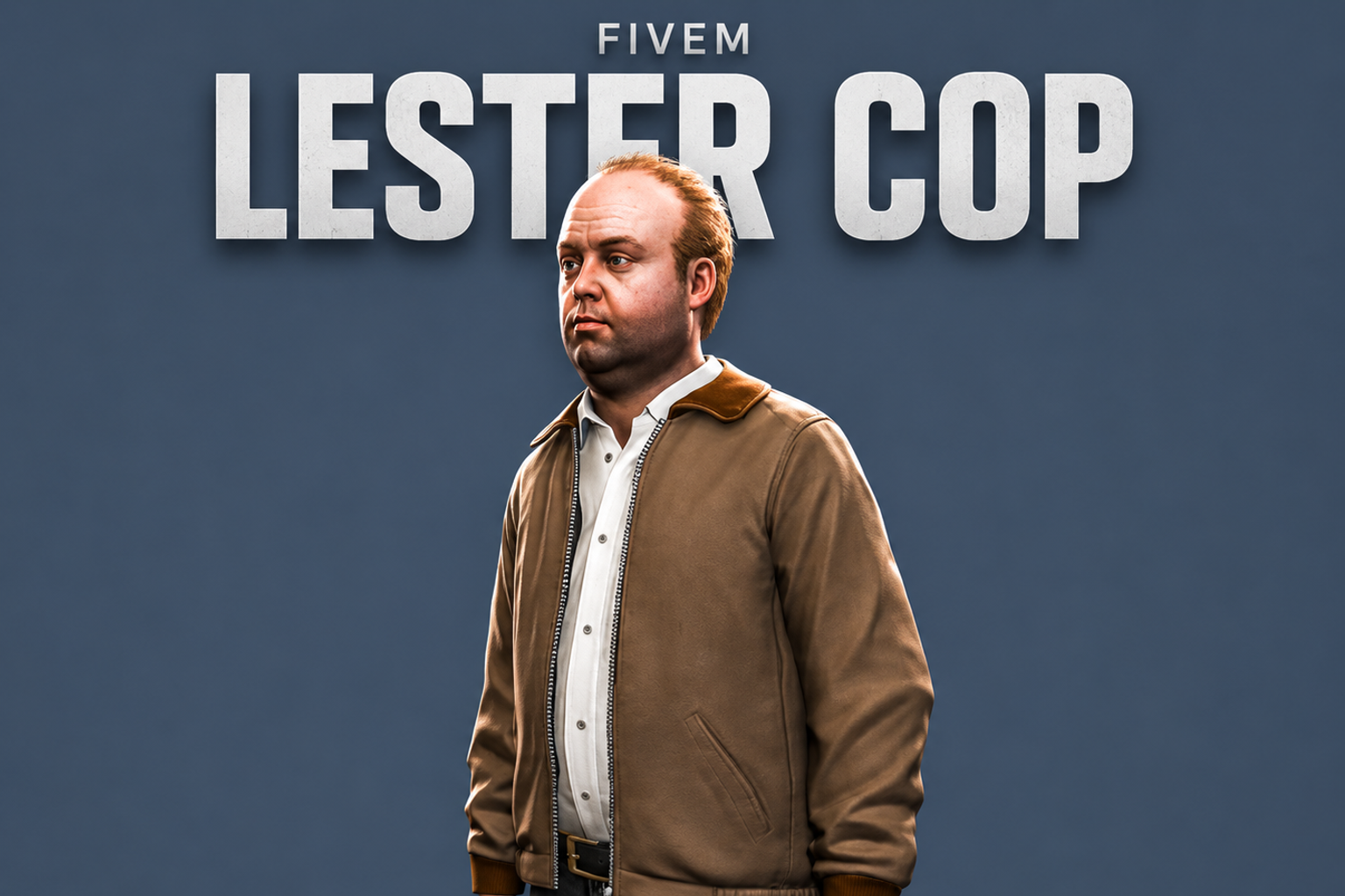 Lester Cop | Male Ped | Multiple Outfits | Optimized & Fivem Ready [Add-On]