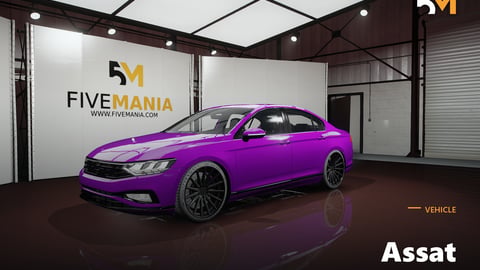 FIVEM Assat | Realistic Sedan [Unbadged] Add-On | Interior & Exterior | Working Lights | Optimized | Fivem Ready | High Quality cover