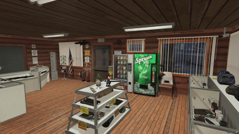 FIVEM Paleto Hunting Store | Rustic Hunting Store MLO | Interior & Exterior | Weapons & Gear | Custom Props | Add-On | Optimized | Fivem Ready | High Quality — image 4