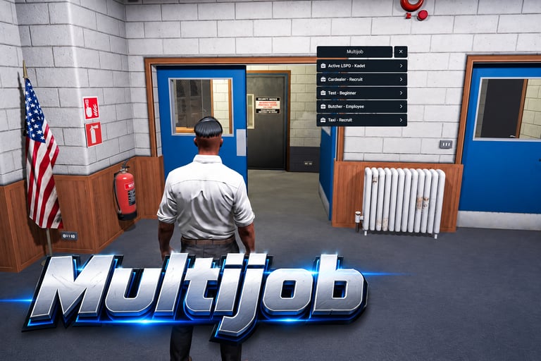 FIVEM Multijob, Advanced Job Management System