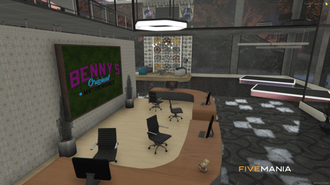 FIVEM Bennys Vespucci | Premium Mechanic Shop MLO | Interior & Exterior | Customization Bays | Reception & Office | Add-On | Optimized | Fivem Ready | High Quality — image 13