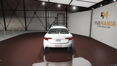 FIVEM Alfa Romeo Giulia Quadrifoglio | Lore Friendly Service Sedan | Working Lights | Custom Livery | HQ Interior | Add-On | Optimized | Fivem Ready | High Quality, image 6