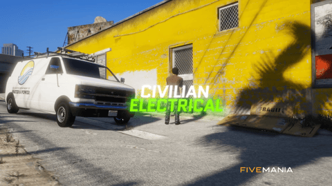 FIVEM Electrician Job Script | Civilian Electrical Job | Circuit Breaker Minigame | Group Jobs | Webhook Logging | Add-On | Optimized | Fivem Ready | High Quality, image 2