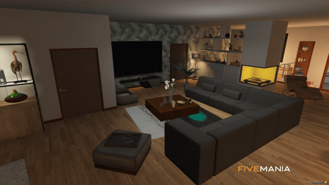 FIVEM Vinewood Villa V2 | Luxury Modern Estate | Interior & Exterior | Pool & Garage | Gym & Kitchen | Add-On | Optimized | Fivem Ready | High Quality — image 8