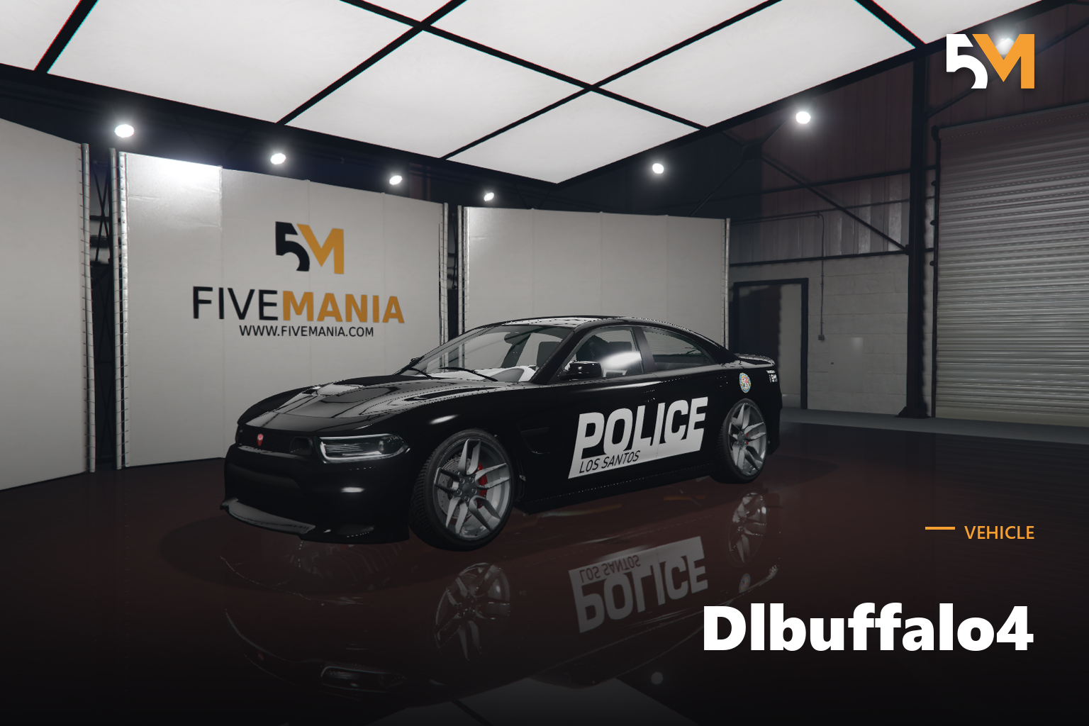 FIVEM Dlbuffalo4 | Lore-Friendly Police Vehicle [Unbadged] Add-On | Custom Livery | Optimized | Working Lights | Fivem Ready | High Quality