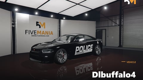 FIVEM Dlbuffalo4 | Lore-Friendly Police Vehicle [Unbadged] Add-On | Custom Livery | Optimized | Working Lights | Fivem Ready | High Quality cover
