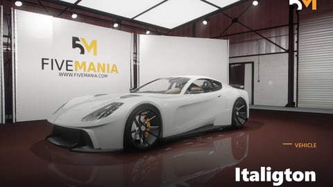 FIVEM Italigton | Realistic Sports Car [Unbadged] Add-On | Interior & Exterior | Working Lights | Tuning Parts | Add-On | Optimized | Fivem Ready | High Quality cover