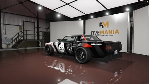 FIVEM Vapid Domgtt5 | Custom Muscle Car Add-On | Custom Liveries | Blower Engine | Widebody Kit | Optimized | Fivem Ready | High Quality, image 8