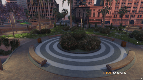 FIVEM Legion V4 | Multi-Purpose City Square MLO | Wedding Venue | Outdoor Amphitheater | Landscaping | Add-On | Optimized | Fivem Ready | High Quality — image 19