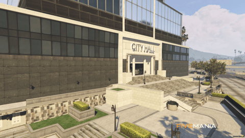 FIVEM Cityhall | Government Building MLO | Interior & Exterior | Multiple Offices | Add-On | Optimized | Fivem Ready | High Quality — image 2