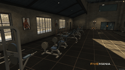 FIVEM Bighorn Biker Club | Biker Gang Clubhouse MLO | Interior & Exterior | Garage | Meeting Room | Lounge | Add-On | Optimized | Fivem Ready | High Quality — image 18