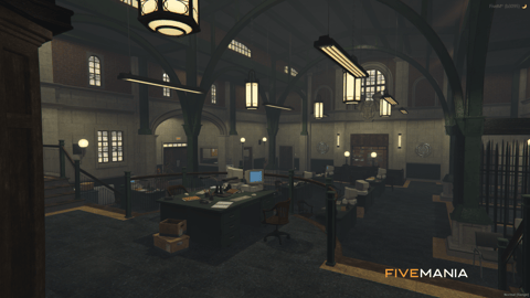 FIVEM Davis Department | Lore-Friendly Police Department MLO | Interior & Exterior | Offices & Jail Cells | Optimized | Add-On | Fivem Ready | High Quality — image 6