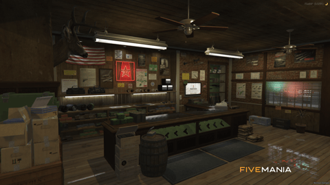 FIVEM Ammunation | Custom Gun Store MLO | Interior & Exterior | Custom Props | Add-On | Optimized | Fivem Ready | High Quality — image 10