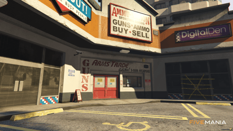 FIVEM Julia Gunstore | Custom Ammunation MLO | Interior & Exterior | Weapon Displays | Custom Props | Add-On | Optimized | Fivem Ready | High Quality — image 5