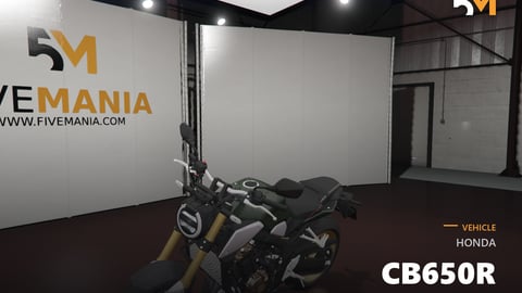 FIVEM Honda CB650R | Realistic Motorcycle [Add-On] | Optimized | Fivem Ready | High Quality cover