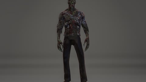 Malik | FiveM Male Ped | Undead Zombie Character | Multiple Outfits | Optimized & Fivem Ready [Add-On], image 5
