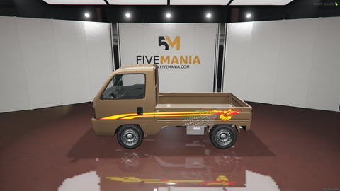 FIVEM DINKA Cdy1 | Compact Utility Pickup Truck | Custom Liveries | Working Lights | Add-On | Optimized | Fivem Ready | High Quality, image 7