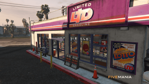 FIVEM Ballas Ltd | Lore-Friendly Gas Station MLO | Interior & Exterior | Convenience Store | Custom Branding | Add-On | Optimized | Fivem Ready | High Quality — image 5