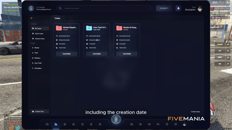FIVEM Police MDT and Dispatch System | Comprehensive Law Enforcement Tool | Live Map, Dispatch Calls, Citizen & Case Management, Department Overview | Add-On | Optimized | Fivem Ready | High Quality, image 30