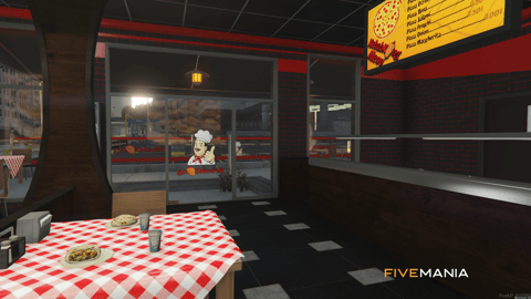 FIVEM Kebab King Restaurant | Vibrant Dining MLO | Interior & Exterior | Outdoor Seating | Full Kitchen | Add-On | Optimized | Fivem Ready | High Quality — image 6