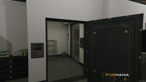 FIVEM Maze Bank | Modern Bank MLO | Interior & Exterior | Vault & Offices | Add-On | Optimized | Fivem Ready | High Quality — image 10