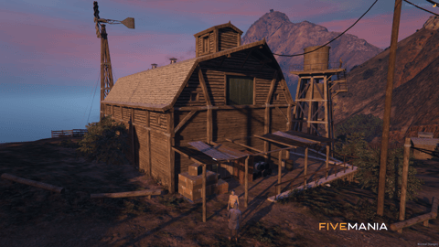 FIVEM Naked Camp Hideout | Rural Hideout MLO | Interior & Exterior | Multiple Buildings | Workshop & Living Area | Add-On | Optimized | Fivem Ready | High Quality — image 4