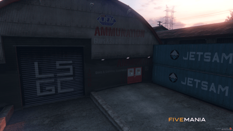 FIVEM Ammunation Big Reworked | Expanded Gun Store MLO | Interior & Exterior | Shooting Range | Locker Room | Weapon Displays | Add-On | Optimized | Fivem Ready | High Quality — image 20