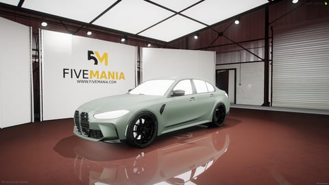 FIVEM M3g80tdb | Realistic Sports Car [Unbadged] Add-On | Custom Wheels | Detailed Interior | Add-On | Optimized | Fivem Ready | High Quality — image 3