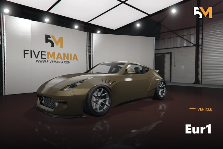 FIVEM Eur1, Custom Sports Car [Unbadged] Add-On